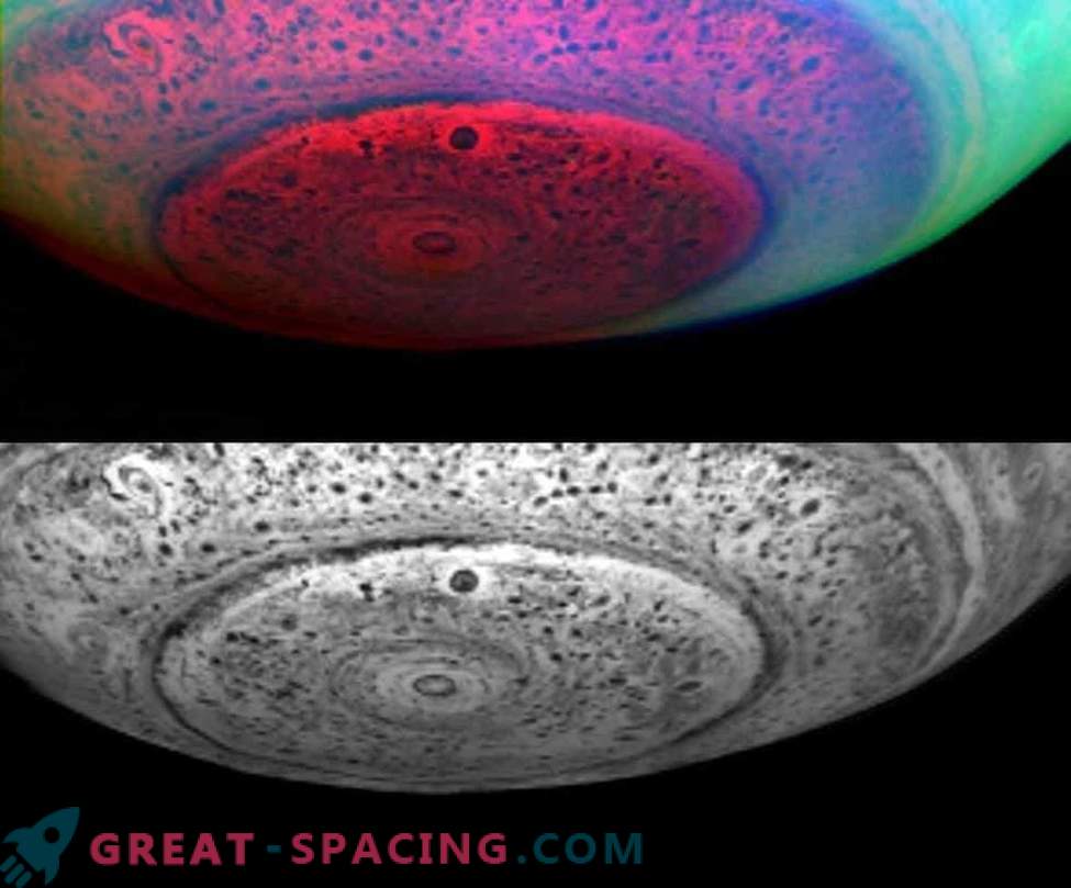 Cassini demuestra cambios en los vórtices polares masivos de Saturno.