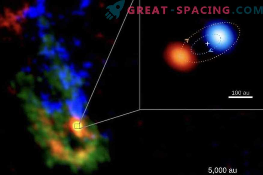 Los investigadores ven el raro nacimiento de un par de estrellas