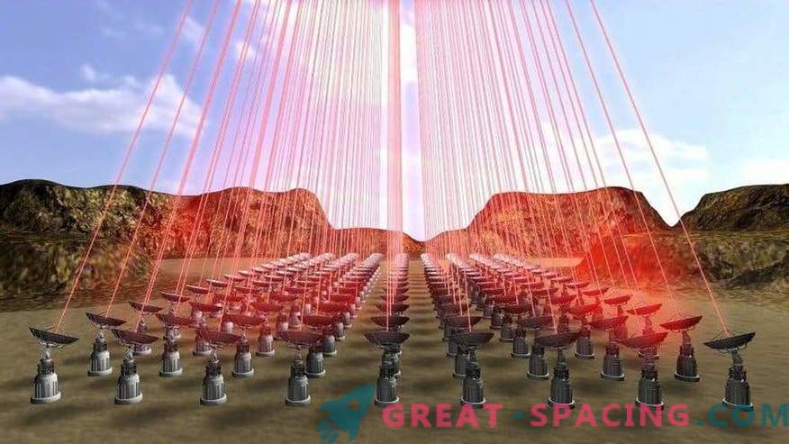 Una exploración del cielo a gran escala mostrará rayos láser alienígenas