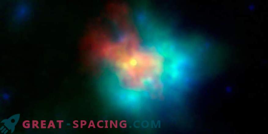 Imagen de ondas múltiples del remanente de supernova