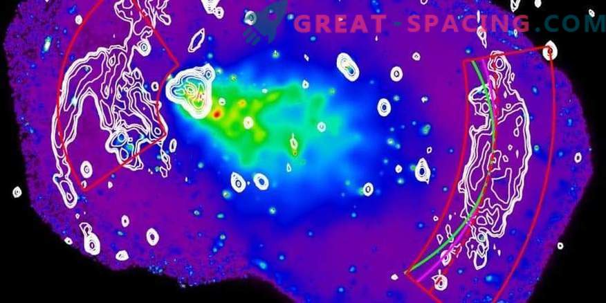 La fusión de cúmulos galácticos nos permite estudiar la aceleración de los electrones