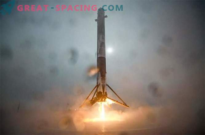 SpaceX hizo un aterrizaje forzoso