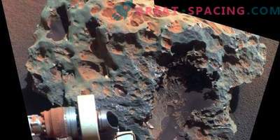 Mega-seca marciana revelou ferrugem no meteorito