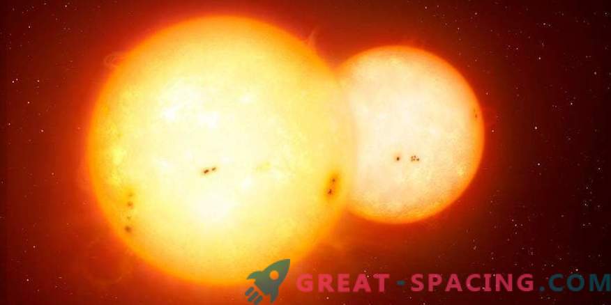 Encontrou um eclipse duplo de um sistema de estrelas de um quarto