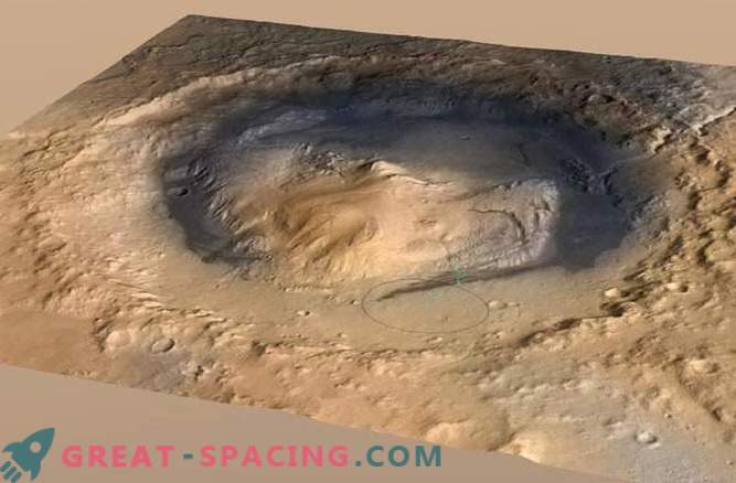 Los misteriosos montículos marcianos eran cráteres llenos de líquido