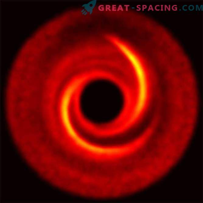 Los brazos espirales extraños pueden ocultar planetas emergentes