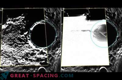 La NASA a reçu pour la première fois des photographies de la glace sur le mercure