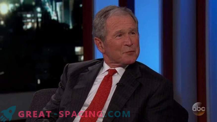 George W. Bush no reveló información sobre objetos no identificados. Entrevista con Jimmy Kimmel