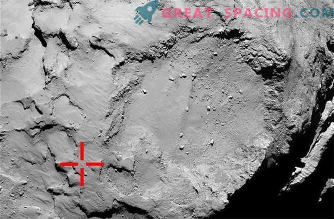 Primeras fotografías del cometa Churyumov-Gerasimenko del módulo de aterrizaje de Phil