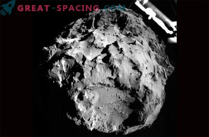 Primeras fotografías del cometa Churyumov-Gerasimenko del módulo de aterrizaje de Phil