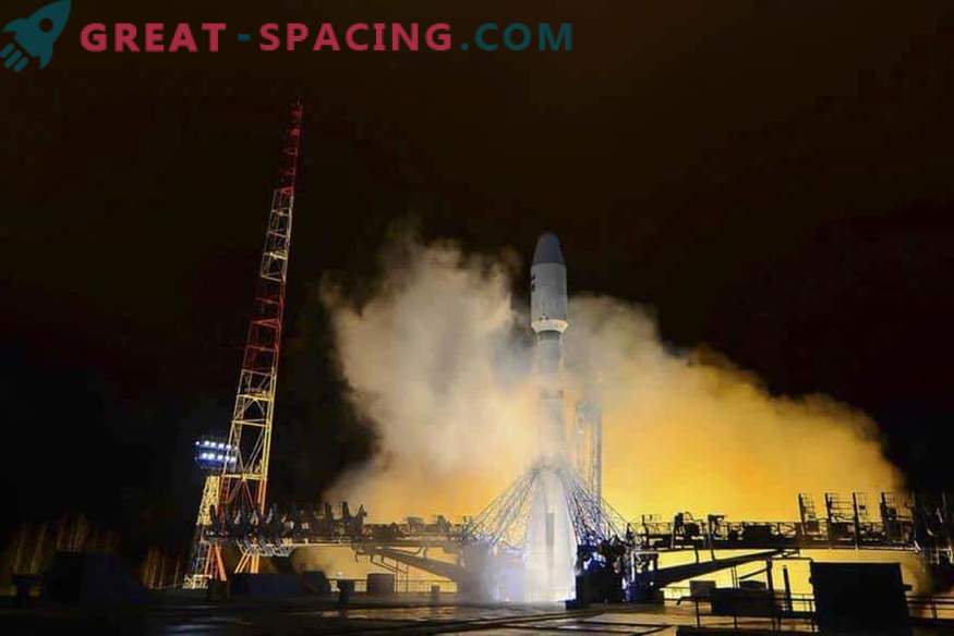 El cohete ruso lanzó un satélite en órbita