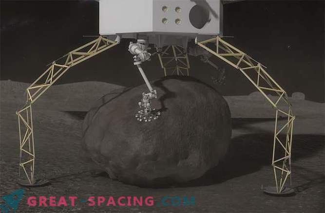 La NASA planea arrancar una pieza del asteroide