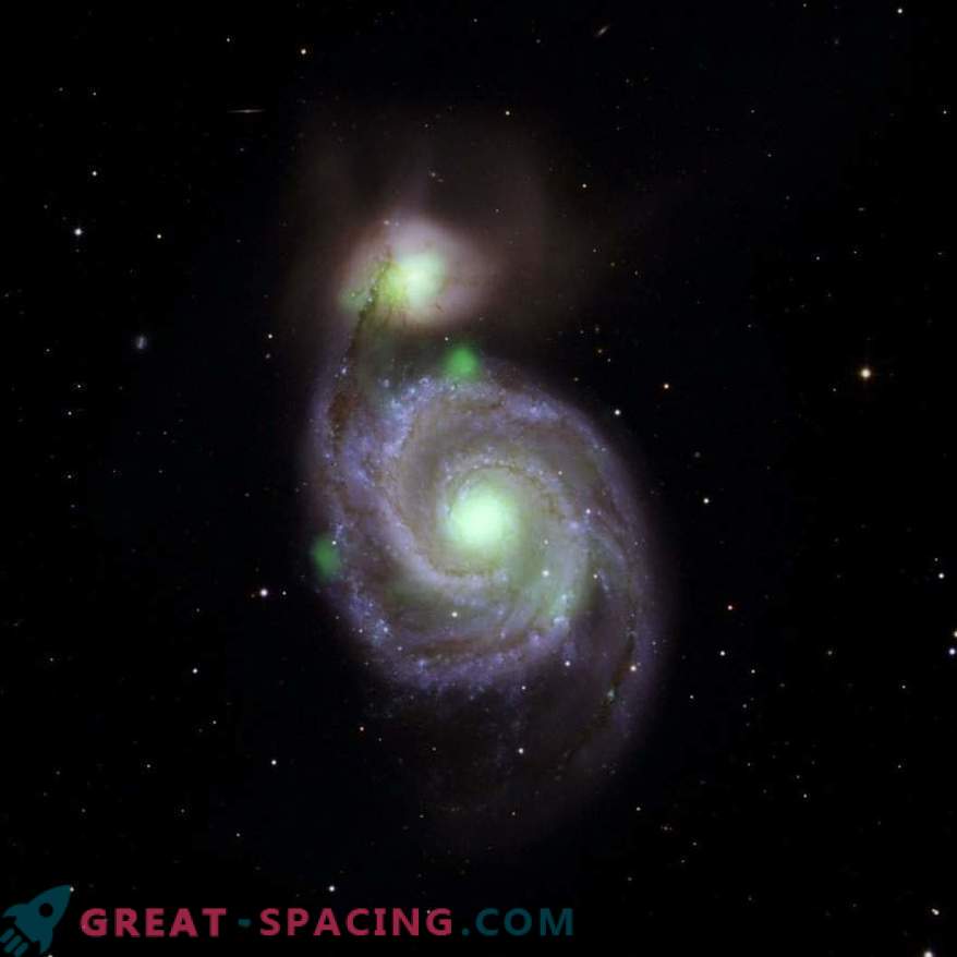 El objeto brillante diminuto eclipsa a los agujeros negros supermasivos en la confluencia galáctica