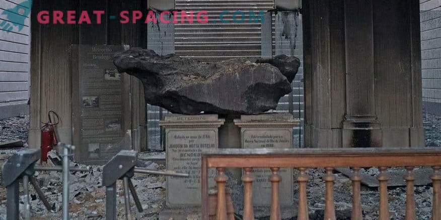 El meteorito brasileño más grande logró sobrevivir a un incendio grave