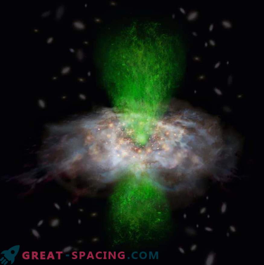 ALMA demuestra la evolución conjunta de un agujero negro