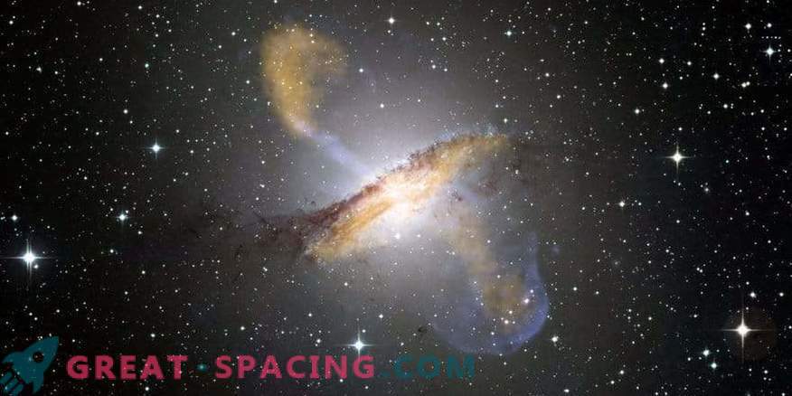 Física extraña de chorros de agujero negro supermasivos