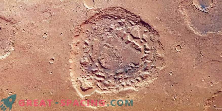 ¿Nuevo cráter en Marte o un súper volcán?