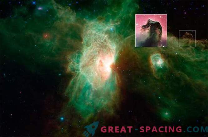 Nueva imagen de la Nebulosa de la Llama, hecha por el telescopio Spitzer