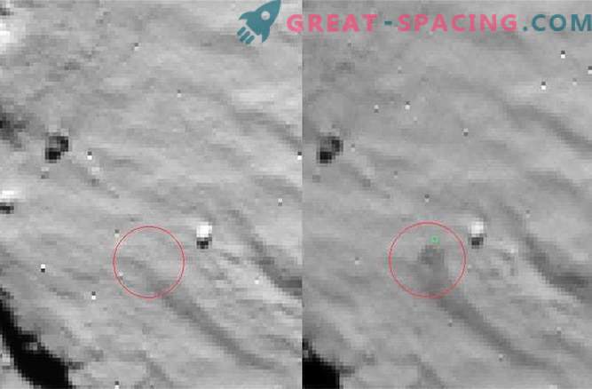 Rosetta nägi Phili algset maandumiskohta.
