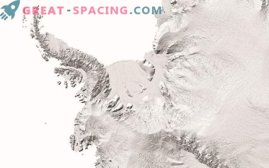 Detalles impresionantes de la Antártida en el nuevo mapa con alta resolución