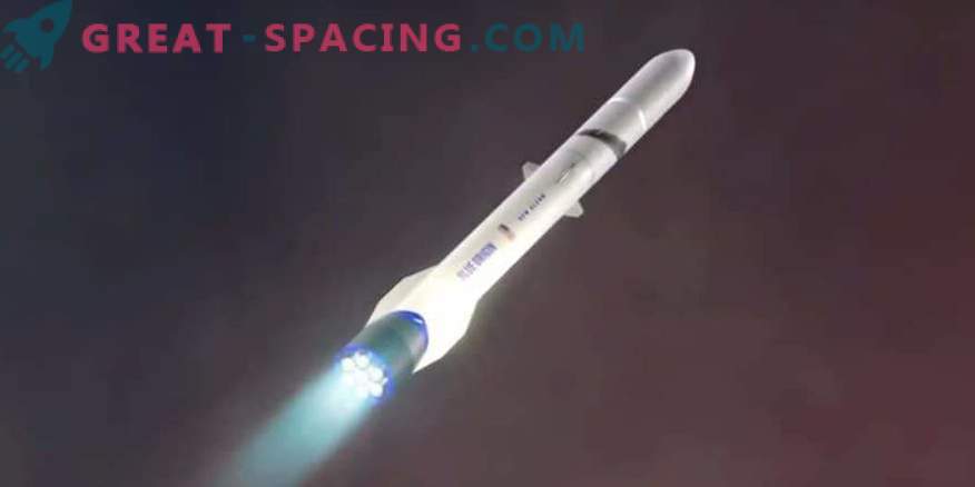 Nuevo diseño actualizado del gran cohete glenn