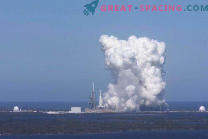 SpaceX está probando un nuevo cohete grande