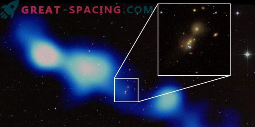 Los astrónomos indios han encontrado una radio galaxia gigante