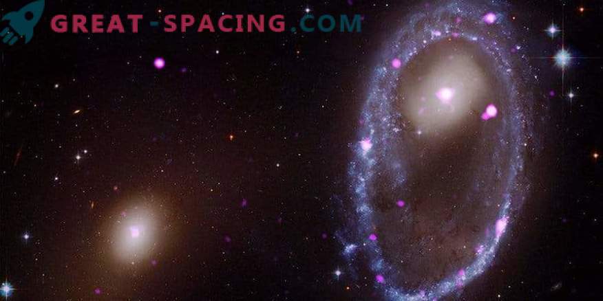 La galaxia muestra un anillo inusual en rayos X