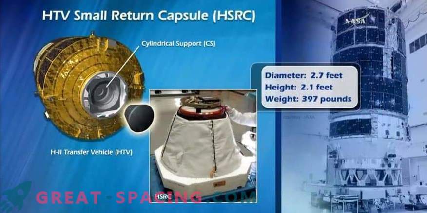 El prototipo de la cápsula espacial japonesa sobrevivió una fuerte caída a la Tierra