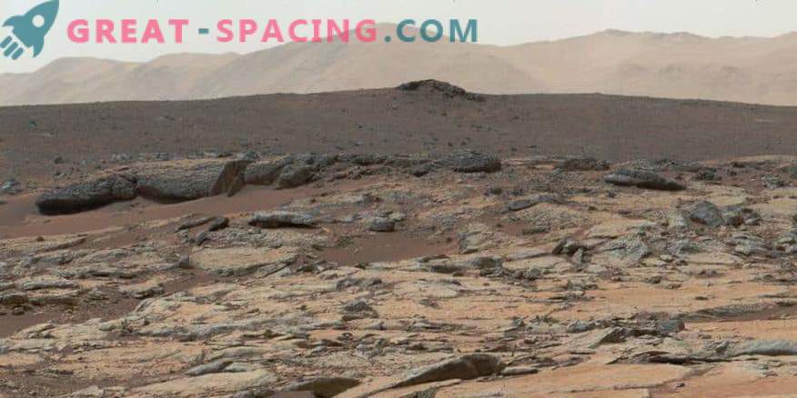 Los sedimentos marcianos forman una red en la superficie