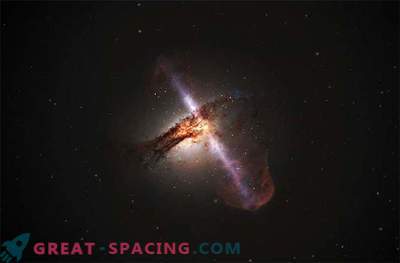 Un gran agujero negro encontrado dentro de una pequeña galaxia