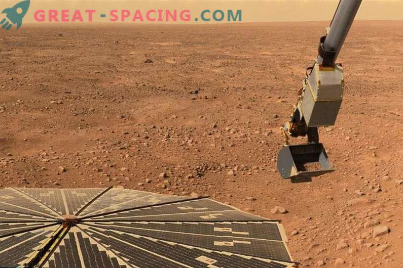 El agua salada crea una cuenca en el suelo del ecuador de Marte