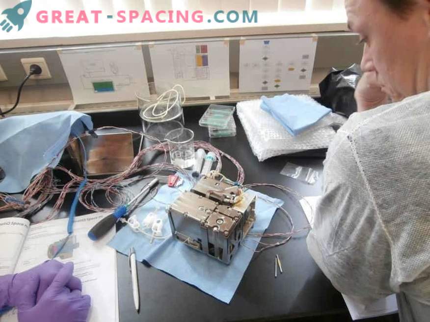 Experimento sobre el procesamiento de oxígeno en la ISS