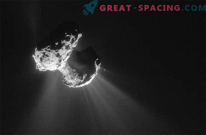 Los científicos han descubierto embudos gigantes en el cometa Churyumov / Gerasimenko