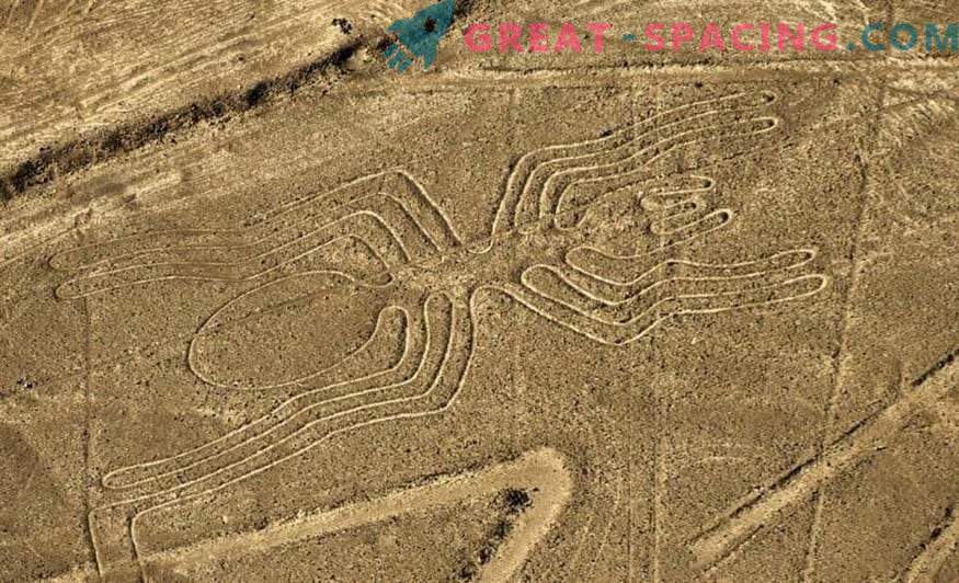 Dibujos antiguos en el desierto de Nazca. Los ufólogos apuntan a un origen extraterrestre