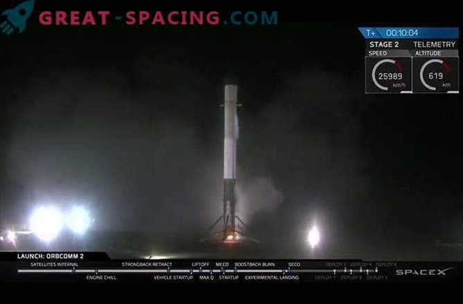 El cohete Falcon 9 hizo un aterrizaje histórico