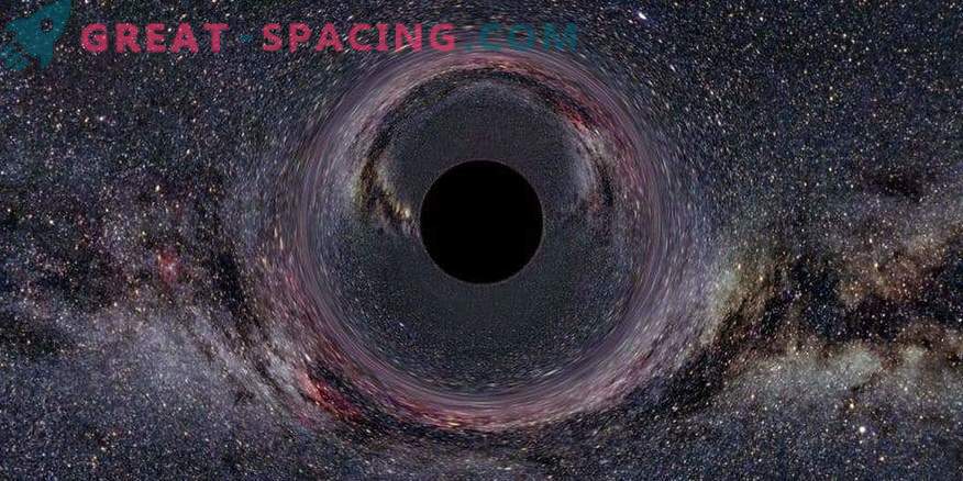 Simulación para miles de agujeros negros