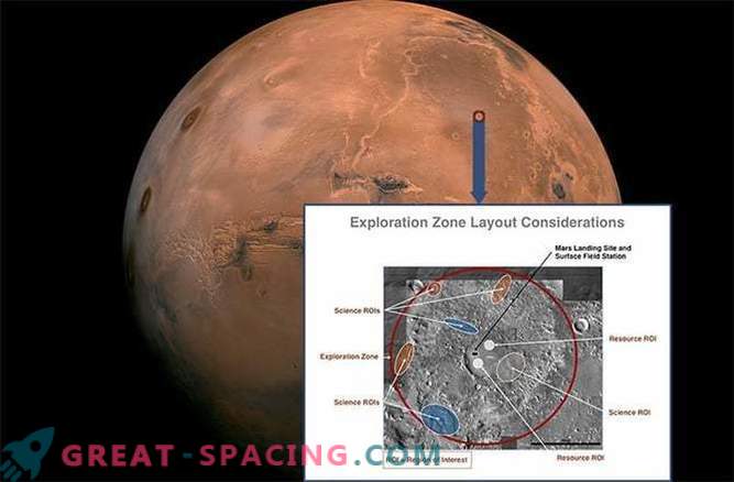 La NASA decide dónde aterrizarán los primeros astronautas en Marte