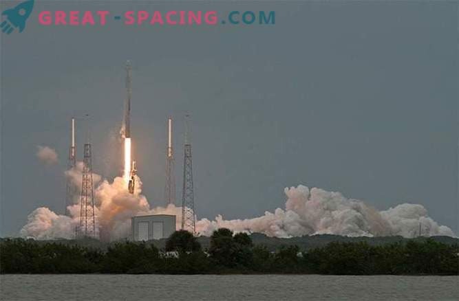 La compañía SpaceX con su cohete Falcon 9 cumplió con éxito su misión a pesar del mal tiempo
