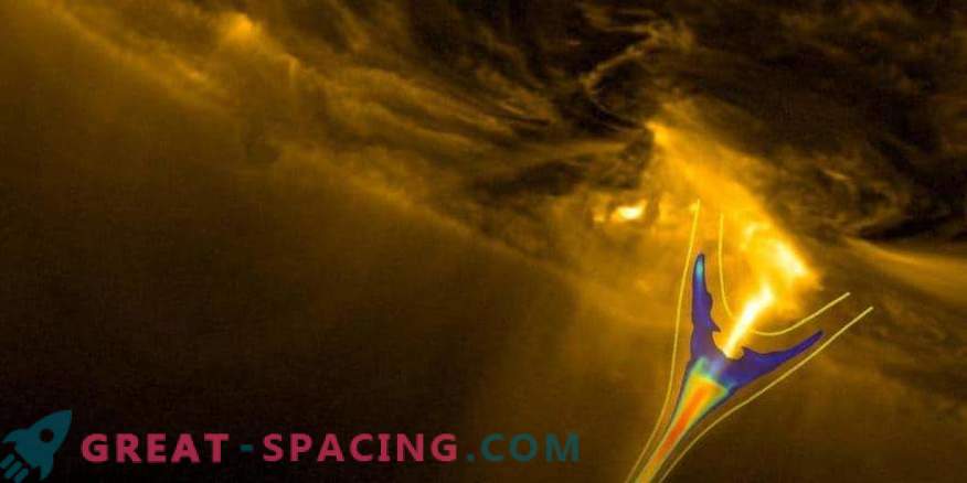 Los resortes magnéticos dispersan partículas en el Sol