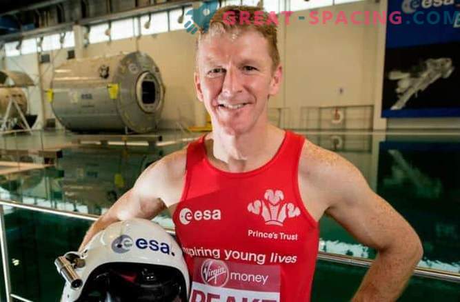 El astronauta británico planea participar en el Maratón de Londres