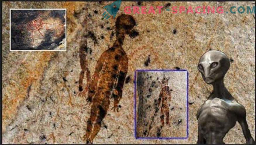 ¿Qué tipo de criaturas se representan en una figura de una cueva de 10,000 años de antigüedad