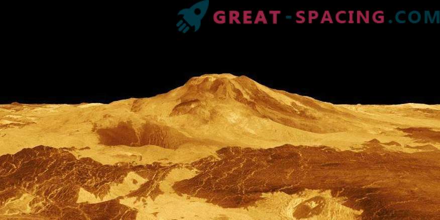 Se encontró un volcán activo en Venus