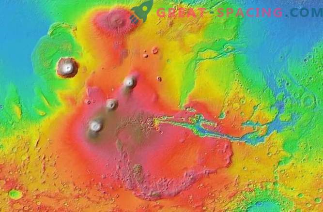 Volcán Monster cambió radicalmente a Marte