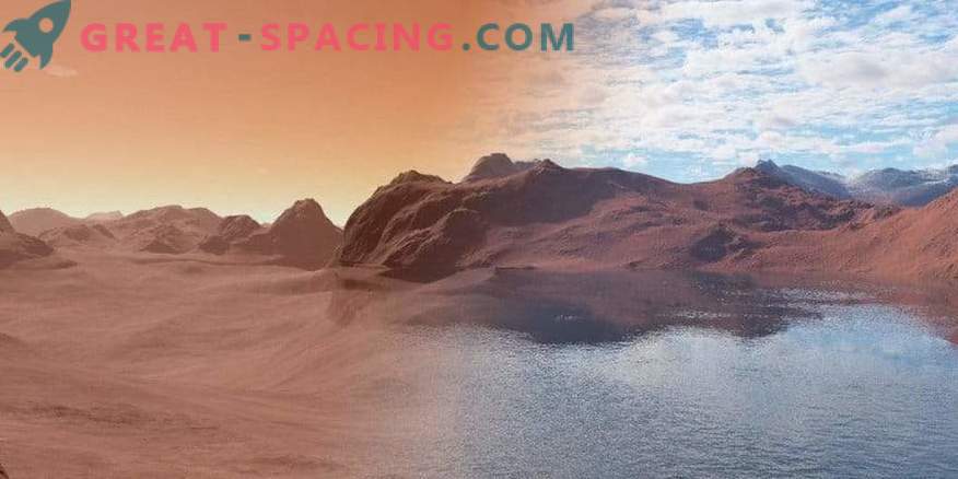 El agua en Marte se absorbe según el principio de una esponja