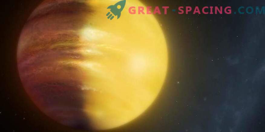 El clima en un exoplaneta: ventoso, en algunos lugares, rubí y zafiro nubes