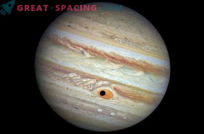 El satélite de Júpiter obstruyó la Gran Mancha Roja