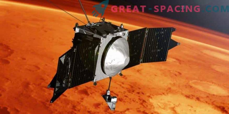 MAVEN ve metal en la atmósfera marciana