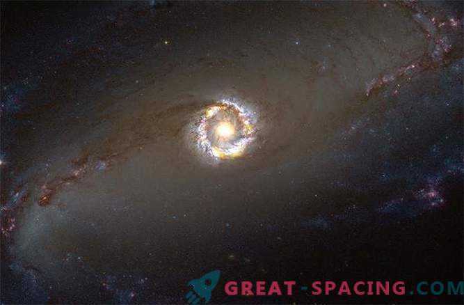 ¿Cómo determinar el peso de un agujero negro, un monstruo de una galaxia espiral?