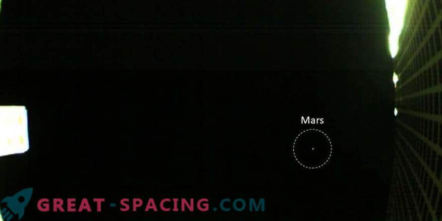 La primera foto de Marte desde los diminutos satélites de MarCO